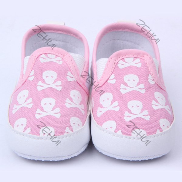 Baby Shoes Skull Soft Bottom Non-Slip Kid Boy Girl Prewalker Shoes 0-12 Month - image 2 of 2