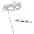 thumbnail image 1 of Máscara de disfraces con palo de sujeción Máscara veneciana de disfraces de Halloween Máscara de Mardi Gras para fiesta de mujeres, 1 of 5