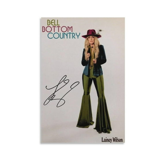 Lainey Wilson Canvas Poster Bedroom Decoration Landscape Office Valentine's Birthday Gift Unframed 12x18inch(30x45cm)