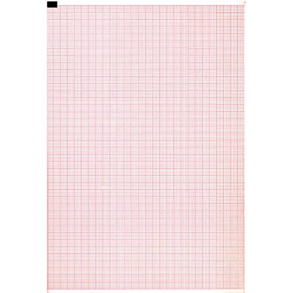 ECG Paper 210MM X 140MM X 350 Sheets (Works for Nihon KOHDEN PA9100Z,9130K) (5)