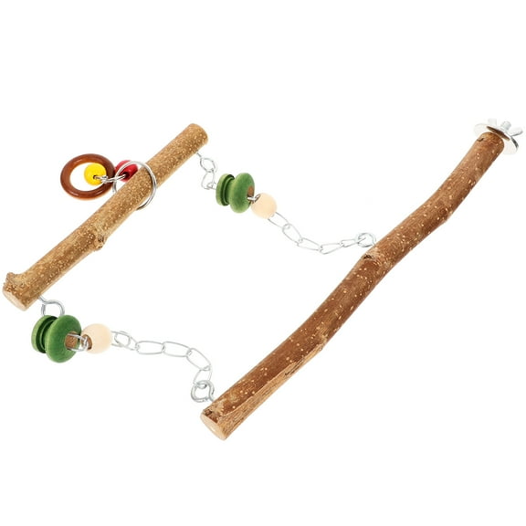 unbranded  Hummingbird Perch Parrot Hanging Swing Climbing Toy Chewing for