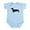 Sky Blue, variant on CafePress - Dachshund Silhouette Baby Light Bodysuit - Baby Light Bodysuit, Size Newborn - 24 Months