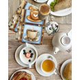 thumbnail image 4 of Watercolor Coffee Kitchen Dish Towels for Drying Dishes Set of 4, Retro Coffee Patchwork Waffle Weave Microfiber Hand Tea Bathroom Towels Quick Dry & Absorbent Towel 15.7x23.6, 4 of 7