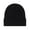 Black One Size, variant on Winter Unisex Knitted Hat Stretchy Folded Brim Thickened Solid Color Ear Protection Warm Daily Wear Cap Outdoor Skiing Skating Headwear