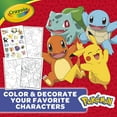 thumbnail image 4 of Crayola Pokémon Coloring Book with Stickers for Kids Ages 3 to 6, 4 of 7