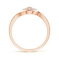 thumbnail image 2 of ANGARA Natural 0.23 Ct. Diamond Fashion Promise Ring in 14K Rose Gold for Women (Ring Size: 11.5), 2 of 8