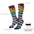 thumbnail image 5 of Autism Awareness Knee High Socks for Women Long Leg Warmers Socks, 5 of 7