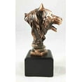 thumbnail image 4 of Wall Street Stock Market Bear Bust With Base Bronze Electroplated Figurine Investors Gifts Money Managers, 4 of 4