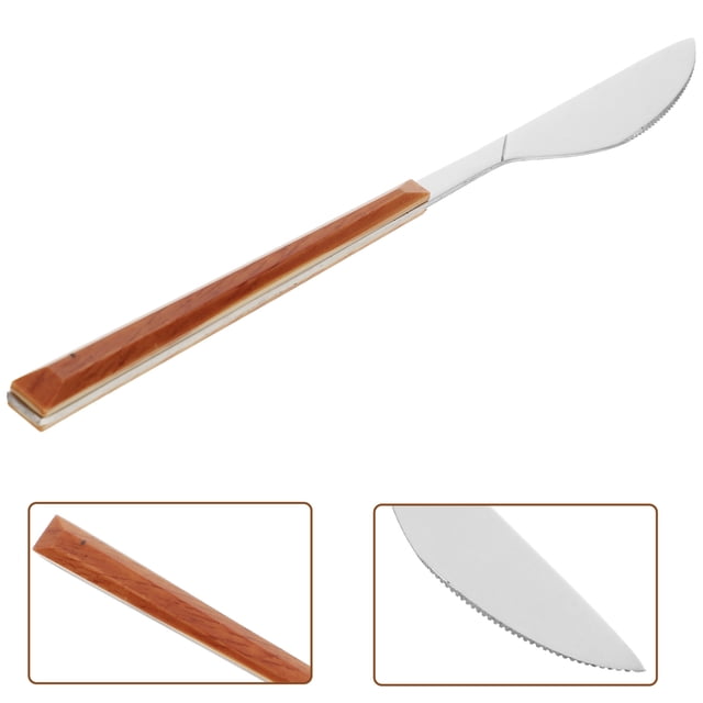 FELTECHELECTR Cuchillo Para Steak Resistente Y Práctico Con Acabado Para Cocina Y Comedor