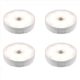 thumbnail image 1 of 4X Sensor de Movimiento, Luz LED, Luces Nocturnas USB, LáMpara Recargable para Cocina, Dormitorio, Escaleras, Pasillo, Armario, Armario, 1 of 9