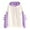 A-Purple, variant on Puliio Womens Hoodies Long Sleeved Patchwork Dinosaur Top Hoodie Color Block Cute Design Soft Comfortable Fall Winter Drawstring Hoody Pullover