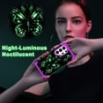 thumbnail image 7 of CASEFIV for Samsung Galaxy S26 Ultra Case,Glow in The Dark,Shockproof Protection Hard PC Soft Flexible TPU Bumper Drop Protective Protective Phone Cover Case for Galaxy S26 Ultra,Purple Butterfly, 7 of 7