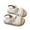 ZZ-Beige18, variant on LIIPEE Girls Sandals Open Toe Non- Soft Sole Hook And Loop Strap Flat Princess Shoes Kids Casual Wedding Sandal,Gold,1-1.5 Years