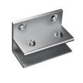 thumbnail image 3 of Abrazadera de vidrio de 4 Uds., Base plana de aleación de aluminio, soporte de tablero de madera en forma de F, abrazadera de pasamanos de vidrio para escalera seitruly WJ4052-02B, 3 of 6
