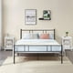 thumbnail image 2 of Cama Matrimonial de Metal, Color Negro (Sin Colchón, 197*141cm), 2 of 8