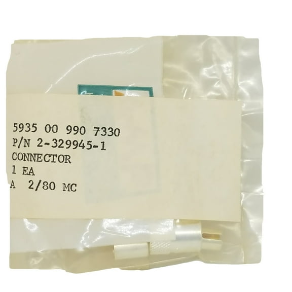 2-329945-1, 5935-00-990-7330 Twin Threaded Rf Connector Coax Silver