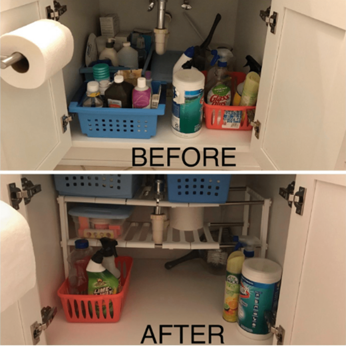 Under sink cheap shoe storage