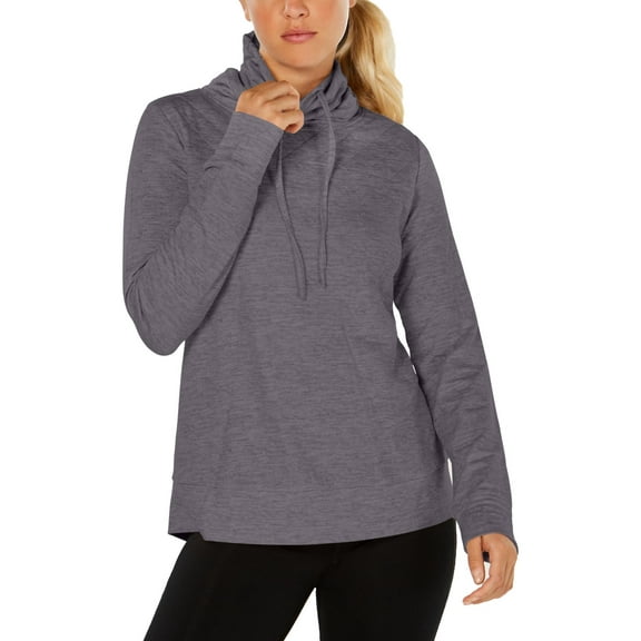 32 Degrees Heat Womens Quilted Funnel-Neck Sweatshirt