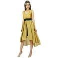 thumbnail image 5 of Bimba Women's Sleeveless High-low Asymmetrical Dress V-Neck Prom Dress, 5 of 9