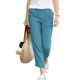 thumbnail image 1 of WILLBEST Pantalones Casuales de Verano para Mujer, Ligeros, Cómodos, Transpirables, para Playa, con Bolsillo para Uso Diario. Extra Grande, 1 of 7
