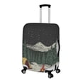thumbnail image 2 of HELLHERO Starry Night Camping Print Suitcase Guard Polyester Unique Bottom Zipper Luggage Cover for Friend, 2 of 7