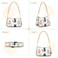 thumbnail image 7 of FORMRS Womens Shoulder Bag with Chain Strap Clutch Purse Cute Tote Handbag, Cute Cartoon Cats, 7 of 7