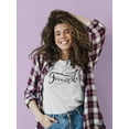 thumbnail image 2 of Hand Written Buon Ferragosto T-Shirt Women -Image by Shutterstock, Female 3X-Large, 2 of 4
