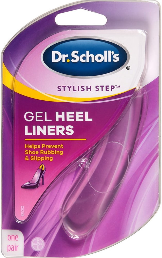 Vrouw Investeren Reactor 6 Pack - Dr. Scholl's Stylish Step Gel Heel Liners 1 pair - Walmart.com