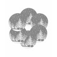 thumbnail image 7 of 13 Inch Round Placemats Set of 6, Grey Christmas Non Slip Heat Insulation PP Table Mats, Xmas Tree Snowflake Elk Washable Place Mats for Kitchen Dining Party Table Decor, 7 of 7