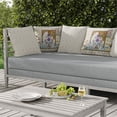 thumbnail image 6 of Mughal Paradise Indoor/Outdoor Pillow with Removable Cover in White 26x26, 6 of 6
