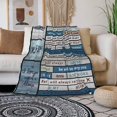 thumbnail image 3 of Son Gifts Blanket, Son Blanket from Mom Dad, Gifts for Son Blanket, Birthday Gifts for Son Throw Blankets, Gifts for Grown Son, Son Gifts from Mother Father, Graduation Gift Ideas 60"X 50", 3 of 6