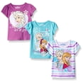 thumbnail image 1 of Set de camisetas Frozen de manga corta para niñas de Disney, talla 4 — 3 unidades, 1 of 1