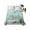 Turquoise Green, variant on Queen Flat Sheet 90"x102", Teal Coastal Soft Lightweight Bedding Flat Sheets Only, Summer Beach Starfish Shell Coral Nautical Brushed Microfiber Top Bed Sheet, Breathable StainResistant Bedsheets