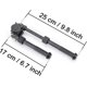 thumbnail image 4 of Swivel Tiltable Quick Release Bipod, 6 To 9 Inches - Black, 4 of 5