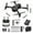 Black_1 Camera, variant on PRETXORVE Drone with Camera, Drone with 4K Two/One Camera Remote Control Toys Gifts for Boys Girls with Altitude Hold Headless Mode Start Speed Adjustment