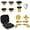 Gold, variant on 13-in-1 Replacement Metal Thumbsticks Parts Kit for Xbox Elite Series 2 Controller - 6 Thumbsticks,4 Back Paddles,2 D-Pads,1 Tool & Case - Compatible with Elite Series 2 / Core (Model 1797)