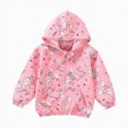 thumbnail image 3 of zuwimk Boys Girls Hooded Rain Jackets Waterproof Rain coats Windbreaker for Kids Lightweight Jackets(3-4 Years,Light Pink), 3 of 5