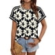 thumbnail image 2 of Camisetas WIHOLL para verano y primavera 2026 para mujer, con estampado floral M, 2 of 4