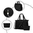 thumbnail image 5 of UHUYA Gym Bag for Women, Sports Travel Duffel Bag with USB Charging Port, Weekender Overnight Bag with Wet Pocket and Shoes Compartment for Women, Travel, Gym, Yoga, Black, 5 of 7