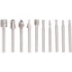 thumbnail image 3 of Brocas rotativas de alta eficiencia de trabajo para grabado en madera, brocas de pulido eléctricas, juego de procesamiento de materiales no metálicos, 10 piezas de acero de alta velocidad, 3 of 5