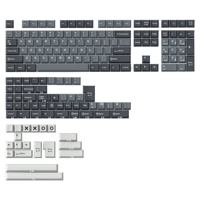 funtasica Gaming Key Keycap Set Caps Switches 18 18 Keycaps 18