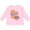 AD-Pink, variant on I Wear Orange for my Aunt Multiple Sclerosis Awareness Boys or Girls Long Sleeve Toddler T-Shirt