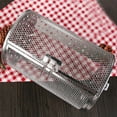 thumbnail image 1 of Tambour de Rôtissoire pour Gril en Acier Inoxydable, Rotation 360, Tambour de Cuisson pour BBQ, Tambour de Rôtissoire de Cuisson; Tambour de Rôtissoire Outil de Rôtissoire pour Gril, 26x11.7x11.7cm, 1 of 8