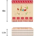 thumbnail image 3 of FMSHPON Merry Christmas Santa Claus Set of 8 Coaster for Drinks, Absorbent Ceramic Stone Coasters Cup Mat with Cork Base for Home Kitchen Room Coffee Table Bar Decor, 3 of 4
