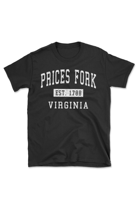 Prices Fork Virginia Classic Established Men's Cotton T-Shirt
