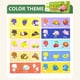 thumbnail image 1 of Fiudx Ofertas Relámpago 30 De La Nueva Escena De La Vida Del Rompecabezas De Los Niños, Juguetes De Educación Temprana Del Bebé De La Iluminación Del Color Para Niños Y Niñas, 1 of 7