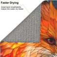 thumbnail image 4 of Dish Drying Mat, Vintage Stained Glass Fox Highly Absorbent Drying Matt Kitchen Counter, Dish Mat Drying Pad Dishes Drainer Mats for Kitchen Counter or Sink, 16 x 18 inch, 4 of 6