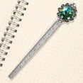 thumbnail image 3 of Peacock Book Accessories: Vintage Silver Lace-Edged Bookmark - Gift for Readers and Book Lovers, 3 of 5