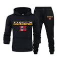 thumbnail image 2 of Nuevo chándal de otoño e invierno para hombre y mujer, sudadera con capucha y pantalones, conjunto de 2 piezas, moda de tendencia, ropa deportiva Y2K, sudaderas, 2 of 5