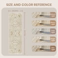 thumbnail image 5 of Roxstand 2'x6' Washable Runner Rug for Hallway Entrance Bedroom Entryway, Vintage Non Slip Stain Resistant Kitchen Rugs, Beige, 5 of 10